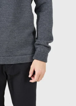 Klitmoller Collective Strick-Thorvald knit - Anthracite