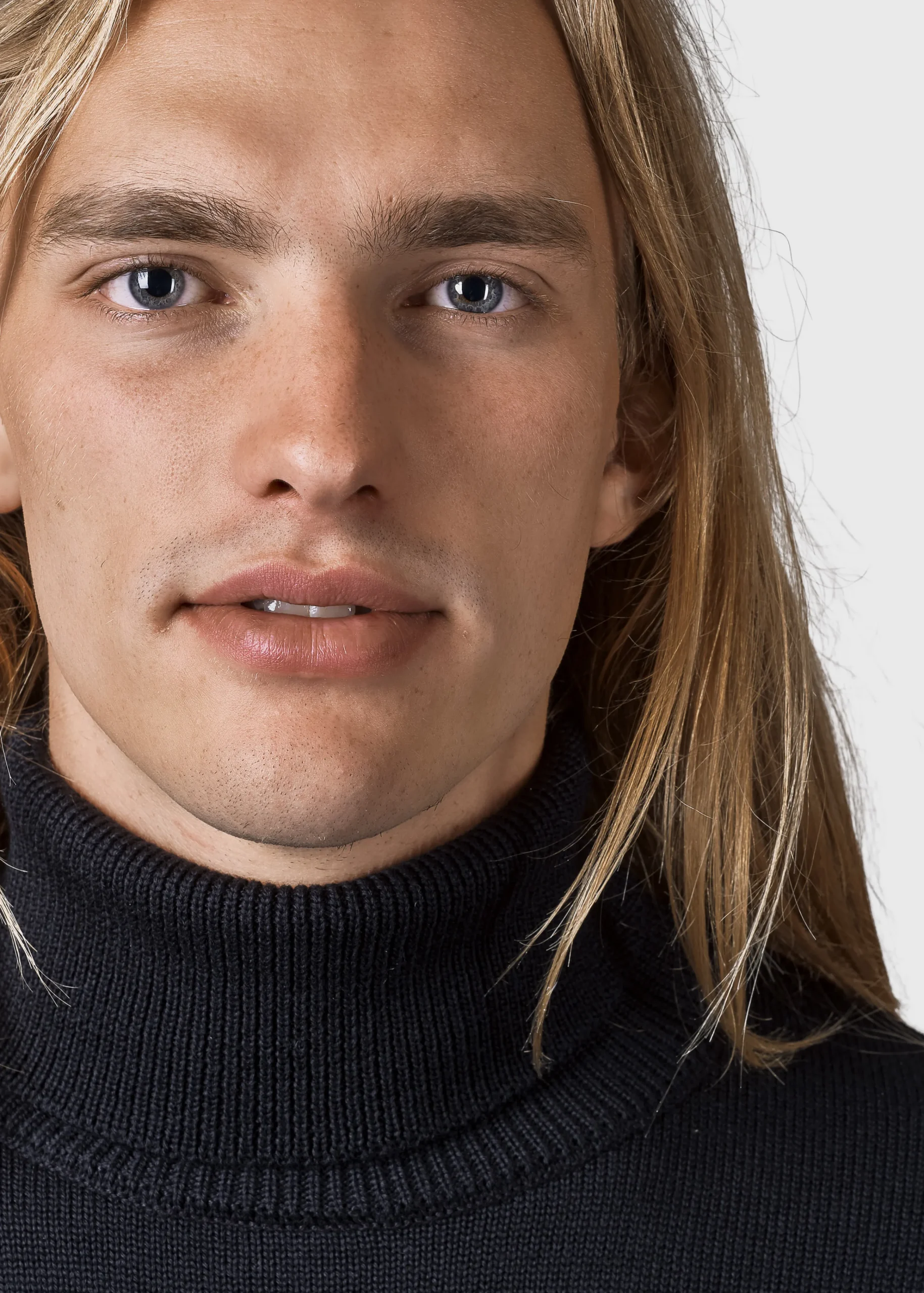 Klitmoller Collective Strick-Thorvald knit - Black Anthracite