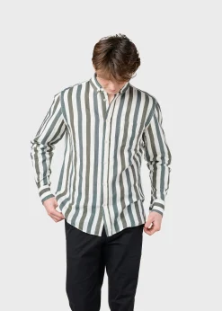 Klitmoller Collective Hemden-Valdis shirt - Olive/moss green Olive/mossgreen