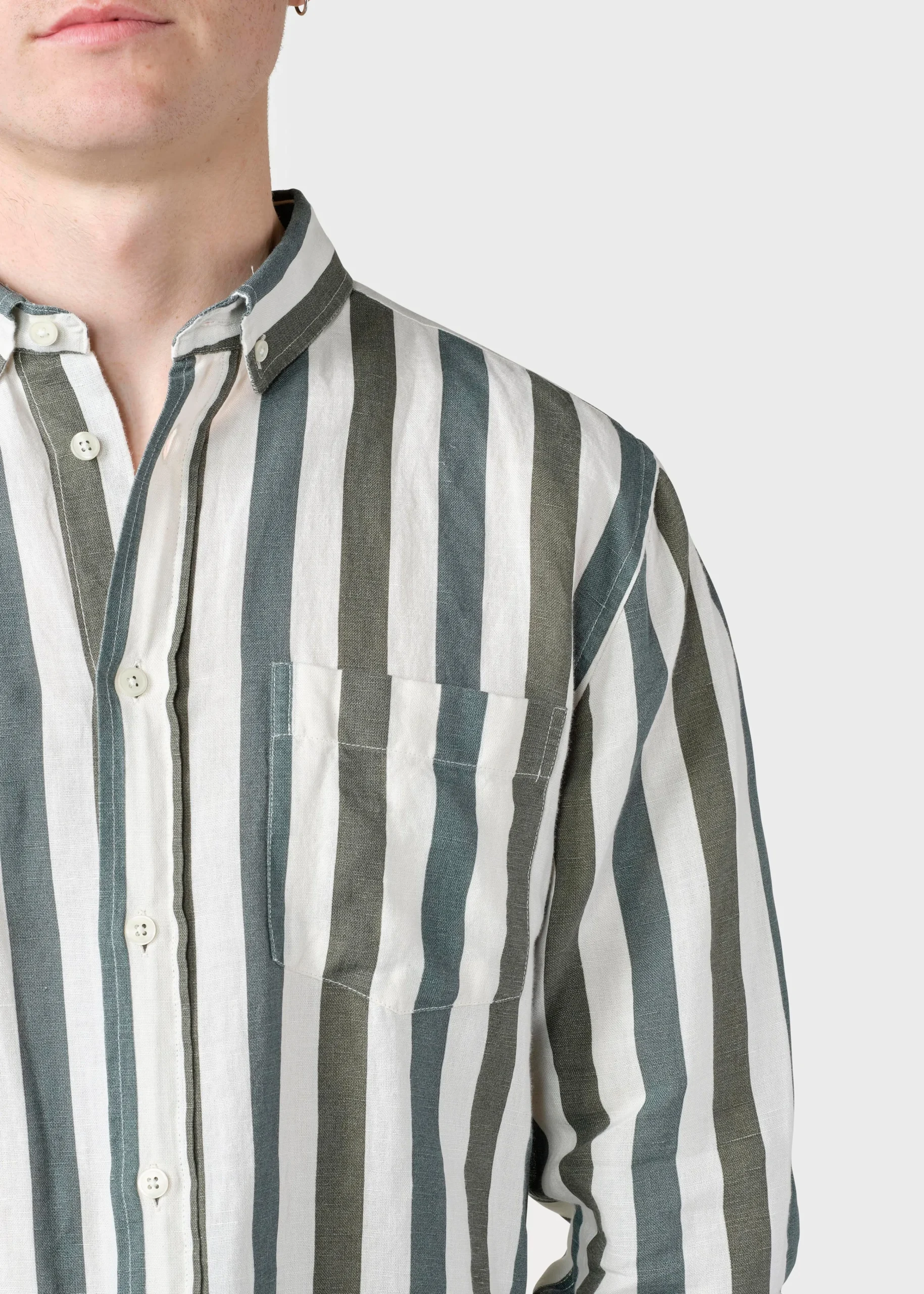 Klitmoller Collective Hemden-Valdis shirt - Olive/moss green Olive/mossgreen