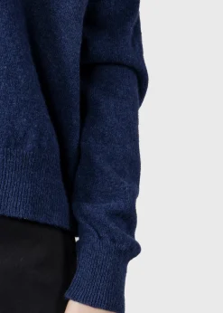 Klitmoller Collective Strick-Vanessa knit - Deep blue Clayred