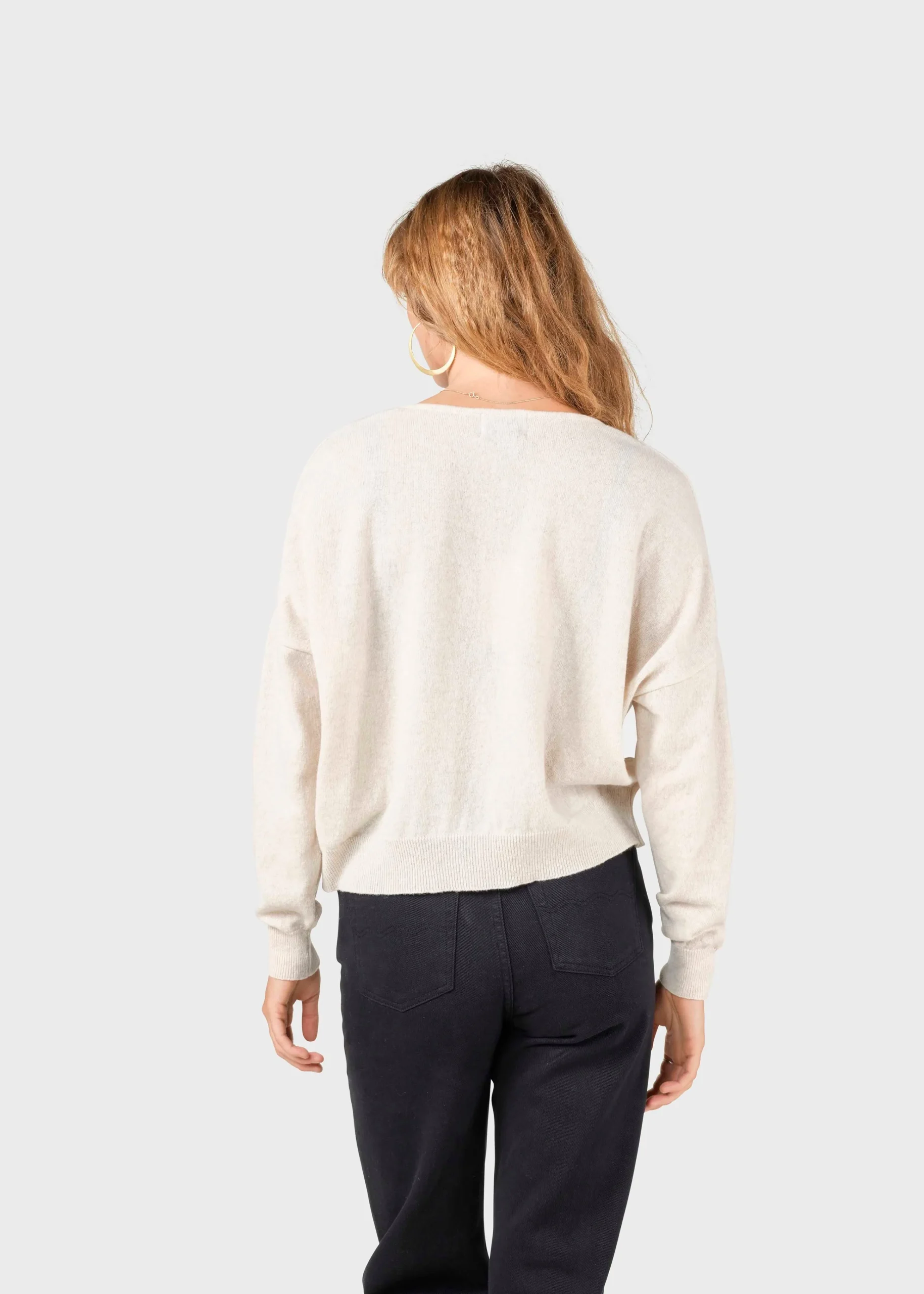 Klitmoller Collective Strick-Vanessa knit - Pastel sand Clayred