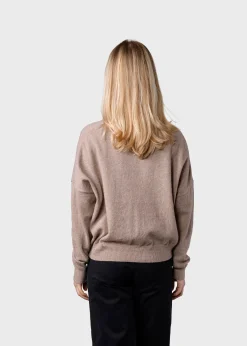 Klitmoller Collective Strick-Vanessa knit - Sand Clayred