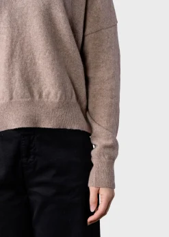 Klitmoller Collective Strick-Vanessa knit - Sand Clayred