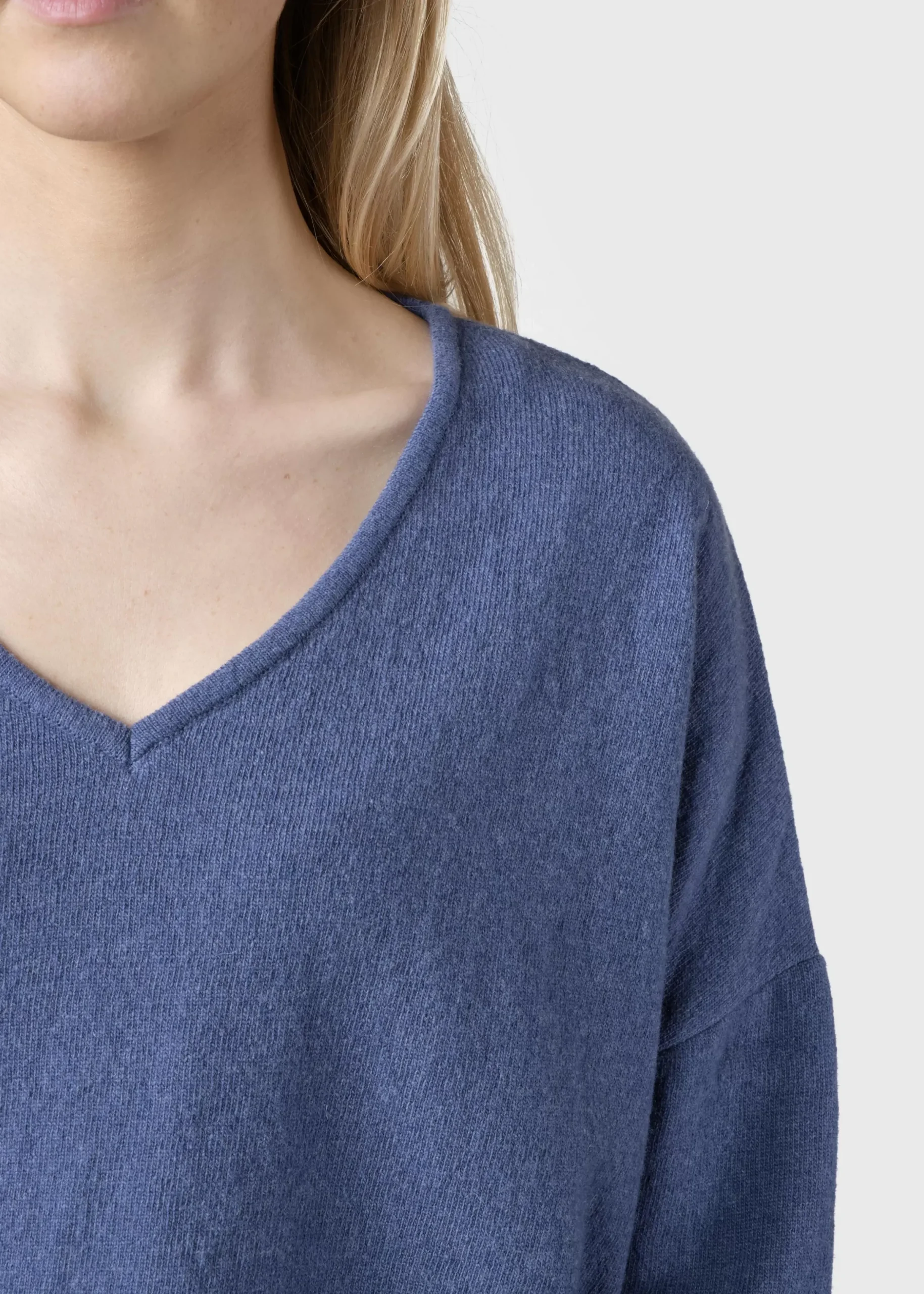 Klitmoller Collective Strick-Vanessa knit - Sky blue Clayred
