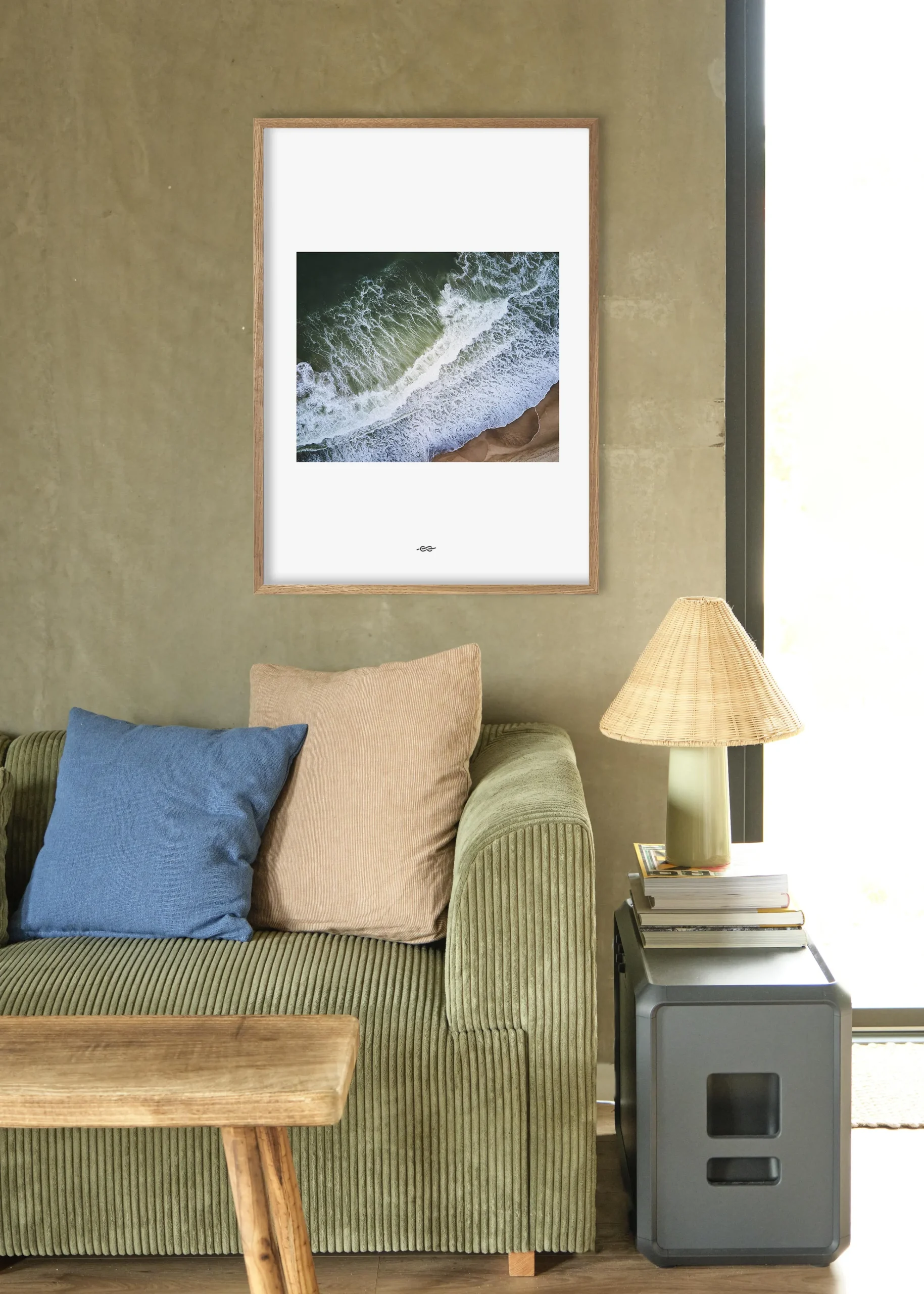 Klitmoller Collective Posters-White space - From above landscape 50x70 - Poster