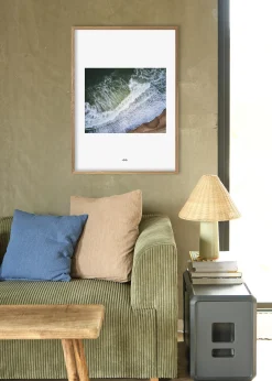 Klitmoller Collective Posters-White space - From above landscape 50x70 - Poster