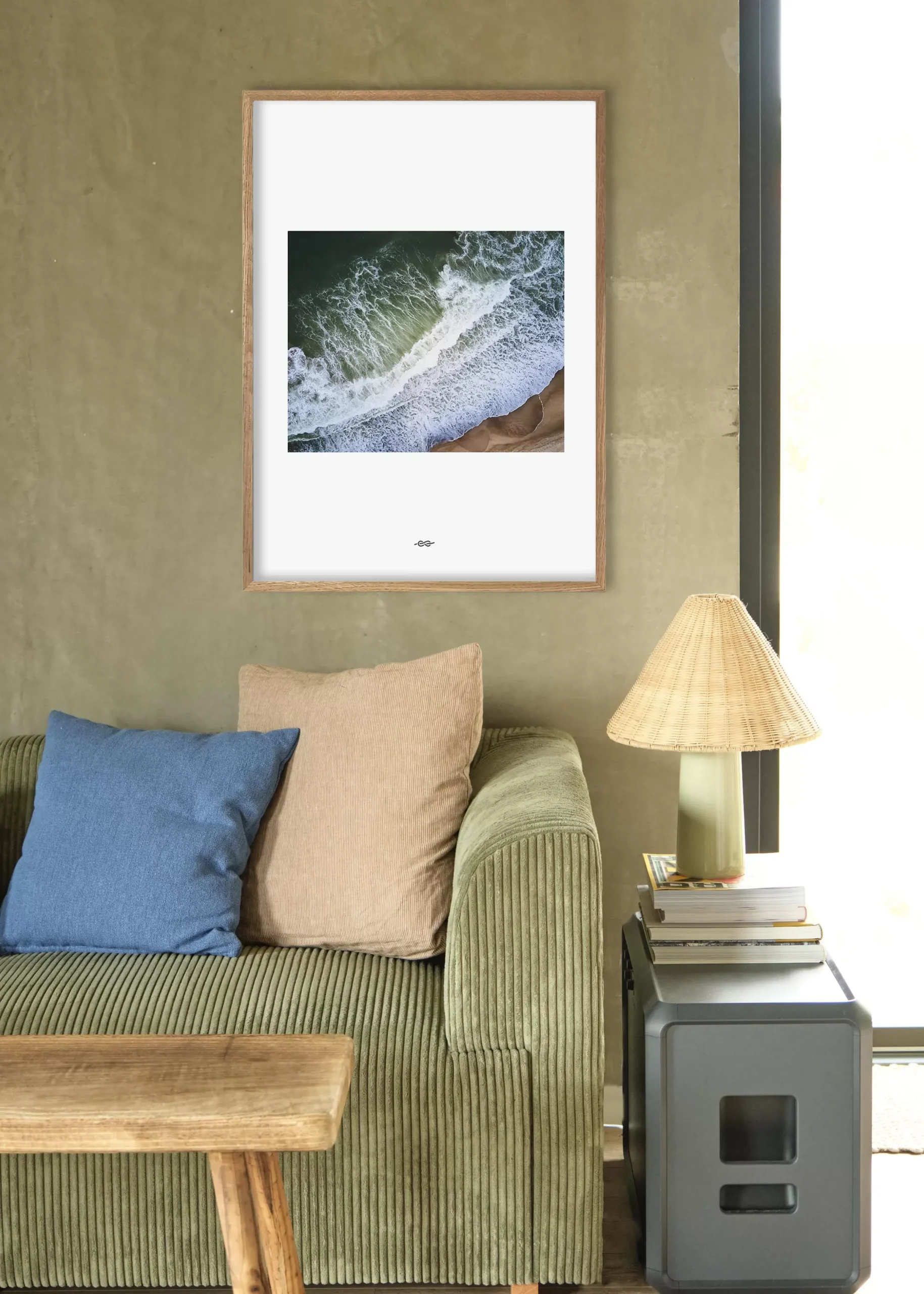 Klitmoller Collective Posters-White space - From above landscape 50x70 - Poster