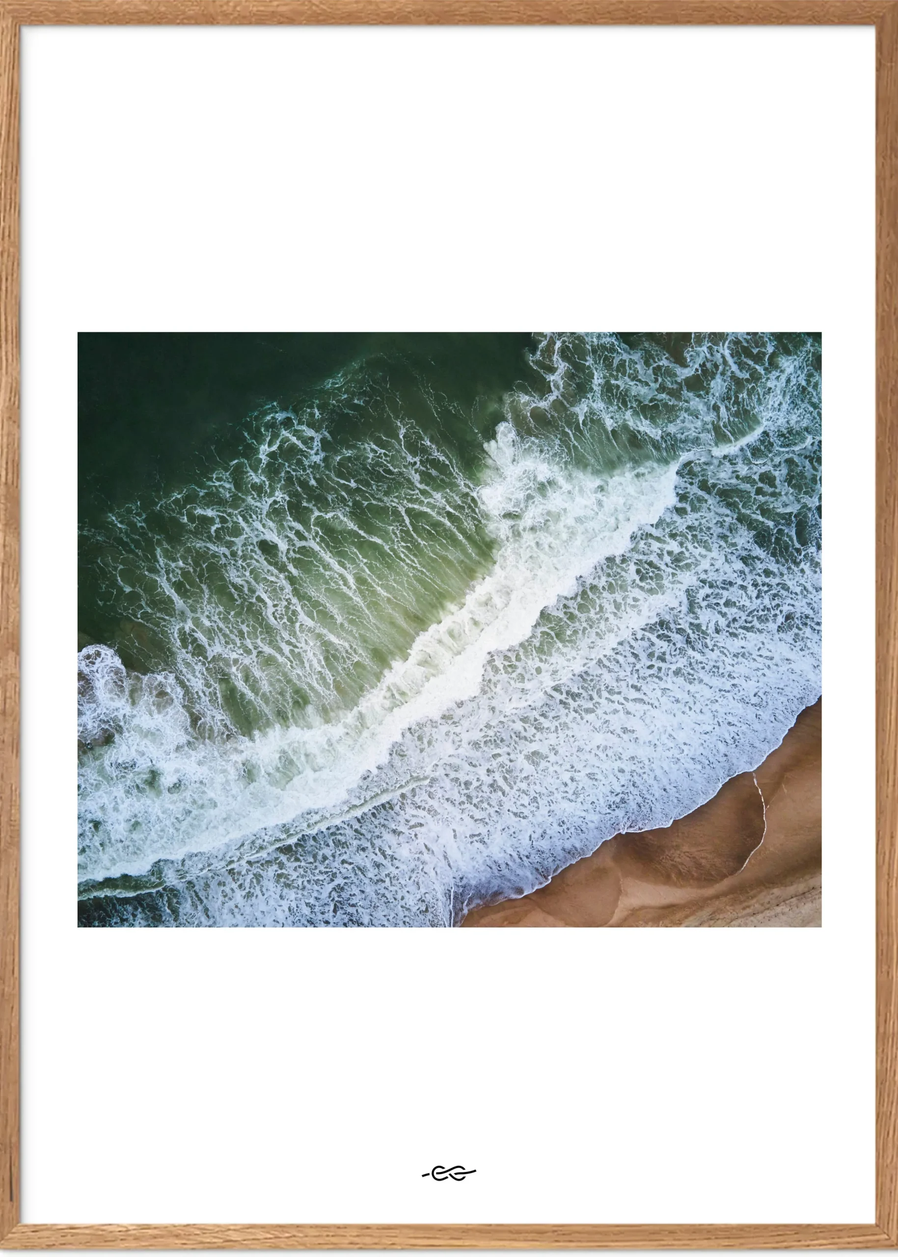 Klitmoller Collective Posters-White space - From above landscape 50x70 - Poster