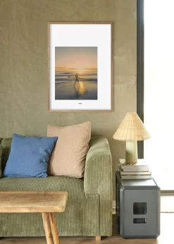 Klitmoller Collective Posters 40x50-White space - Sunset walk 40x50 - Poster