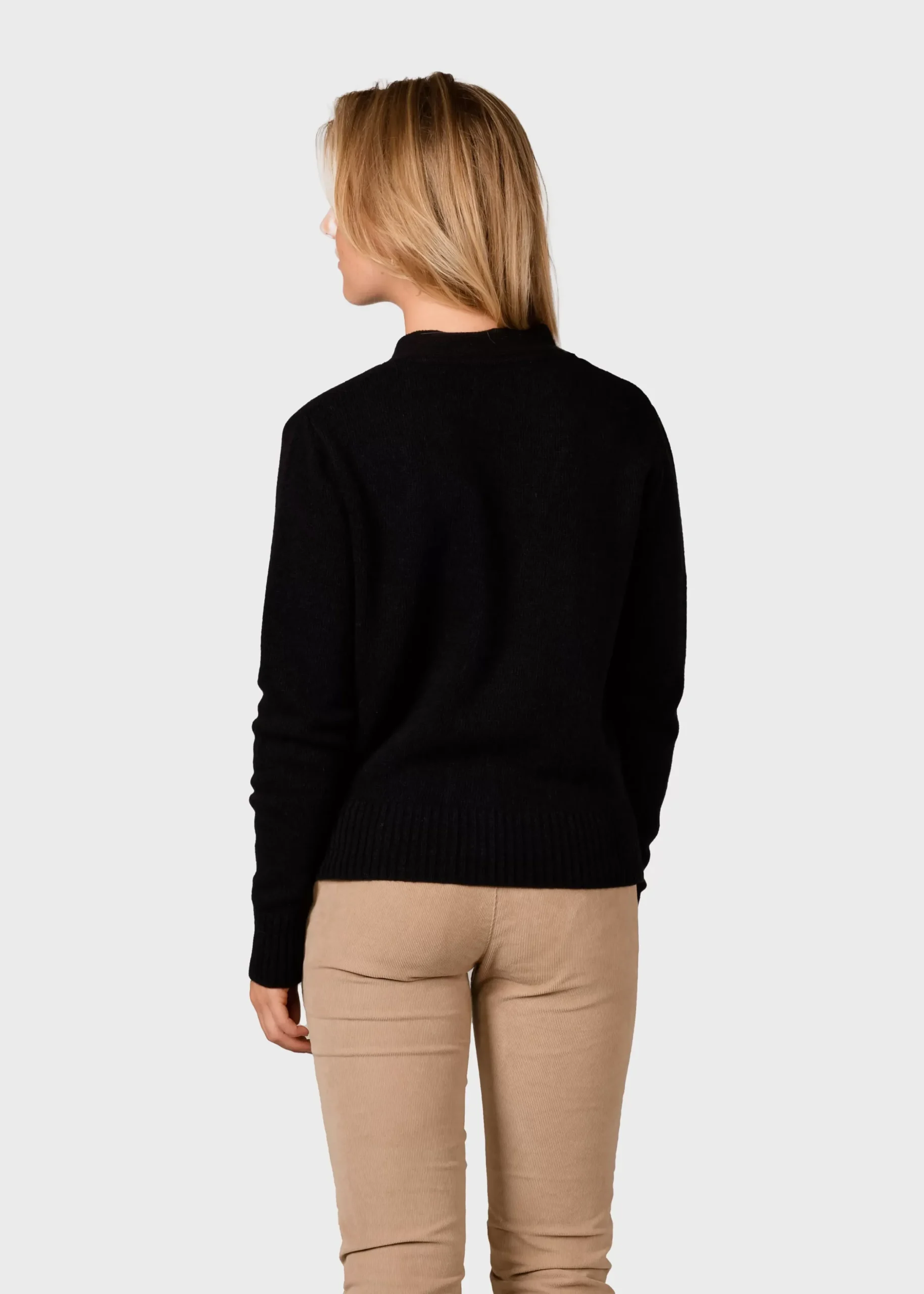 Klitmoller Collective Strick-Wilma knit cardigan - Black