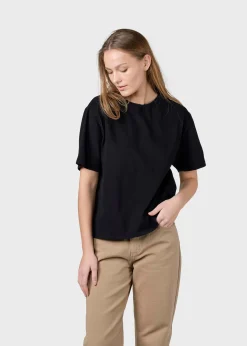 Klitmoller Collective T-shirts-Womens boxy tee - Black White