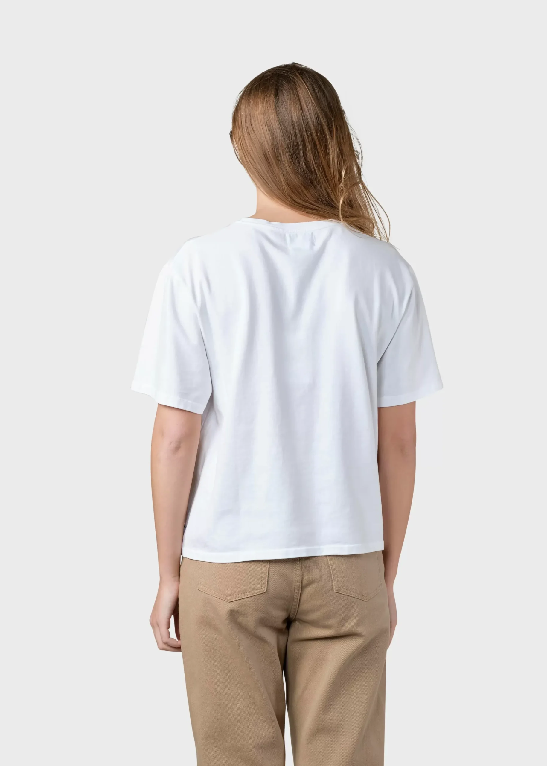 Klitmoller Collective T-shirts-Womens boxy tee - White