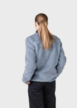 Klitmoller Collective Jacken-Womens fleece jacket - Pastel grey Olive