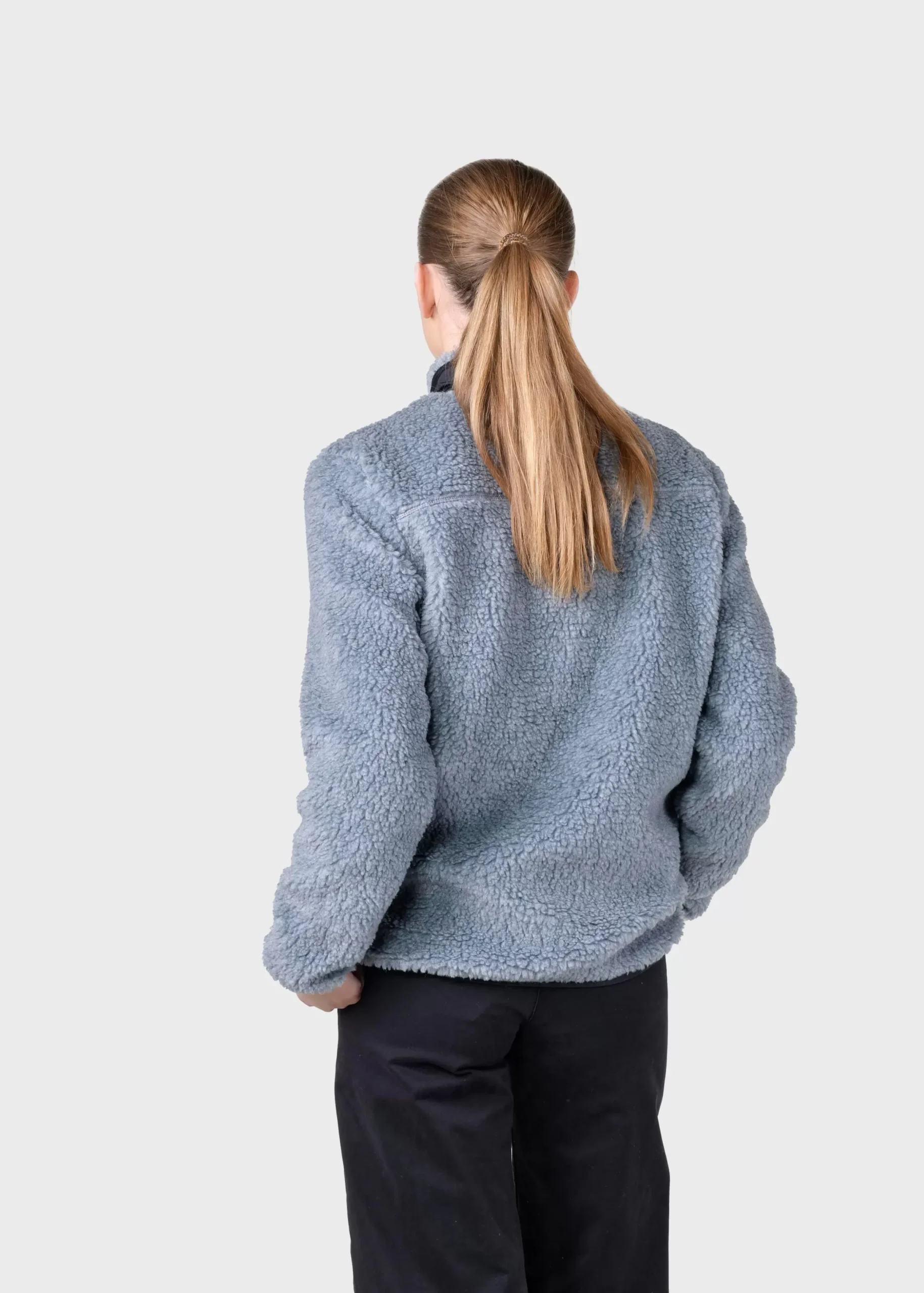 Klitmoller Collective Jacken-Womens fleece jacket - Pastel grey Olive