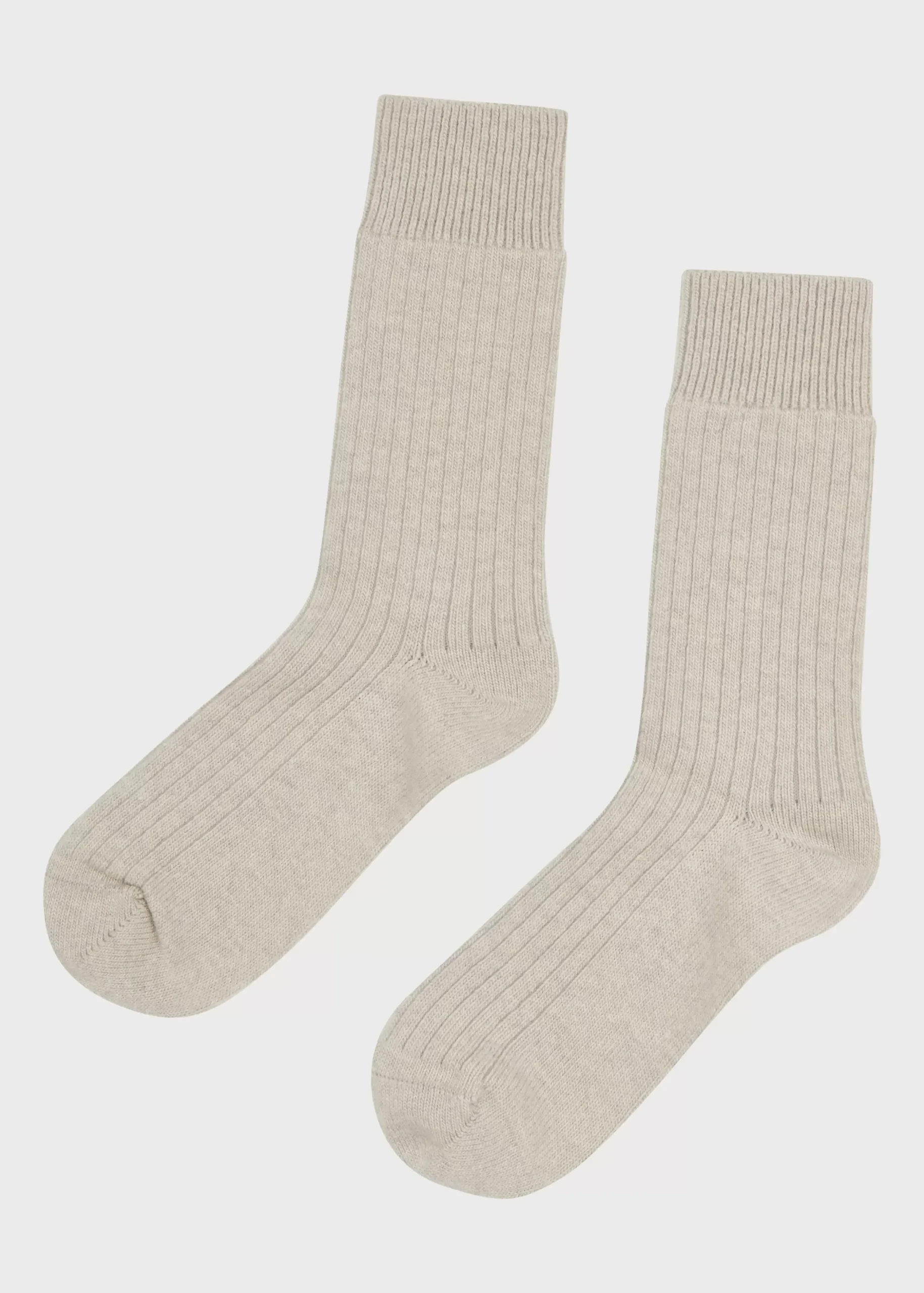 Klitmoller Collective Accessories-Wool sock - Pastel grey Navy
